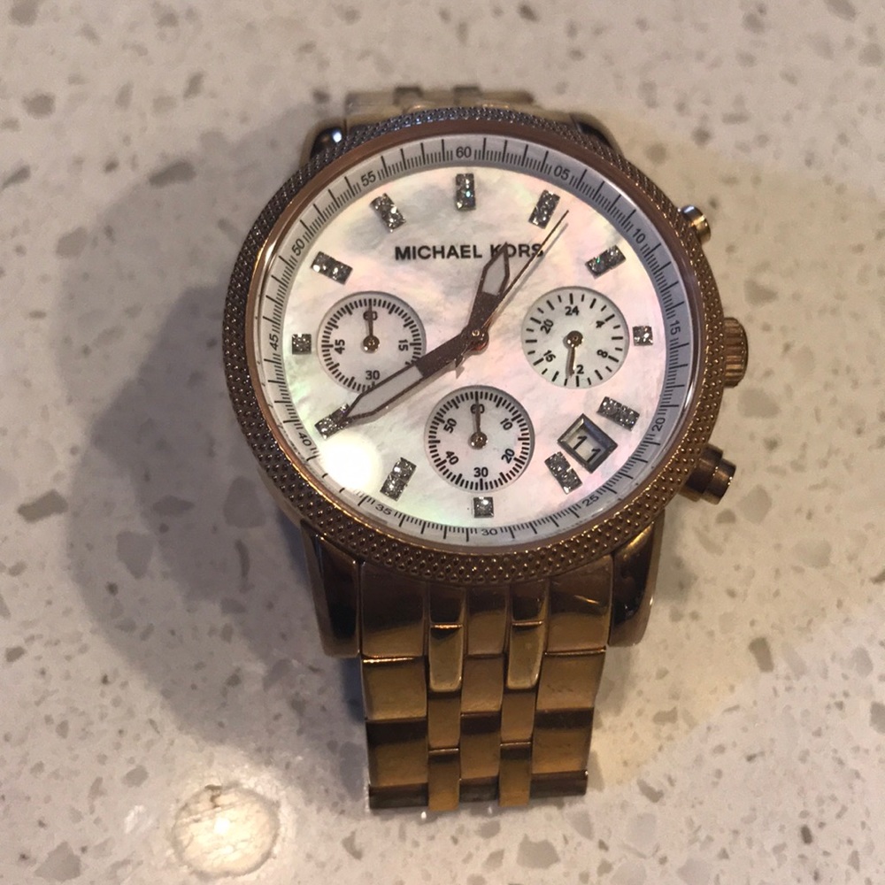 Michael Kors watch rose gold